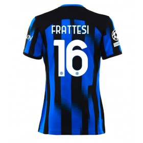 Inter Milan Davide Frattesi #16 Hemmakläder Dam 2023-24 Kortärmad